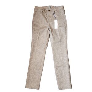 POPSUGAR Leopard High Rise Stretch Skinny Pants Women’s Size 8 NWT